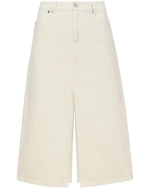 Proenza Schouler Sloan ウォッシュドデニム スカート - ホワイト