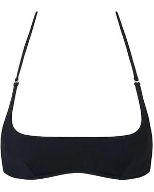 Tropic of C Hamaca Halterneck Bikini Top - Black