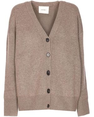 Lisa Yang Amery Cardigan Mit V-Ausschnitt - Braun