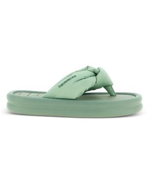 Havaianas Over Puffed Up Knot-Detail Flip-Flops - Green