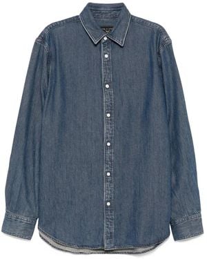 Rag & Bone Klassisches Jeanshemd - Blau