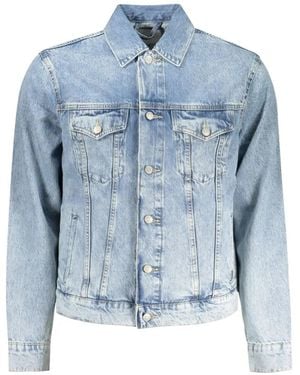 Pepe Jeans Acid-Wash Denim Jacket - Blue