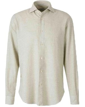 Vincenzo Di Ruggiero Check-Pattern Shirt - White