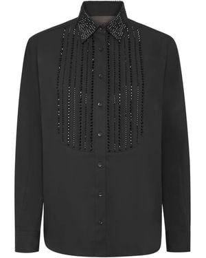 Philipp Plein Crystal-Embellished Shirt - Black