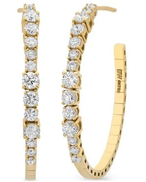 Sara Weinstock Flexion Oorringen Met Diamant - Metallic