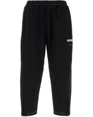 Moschino Logo-Print Track Trousers - Black