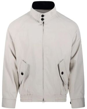 DUNST Button Zip Jacket - White