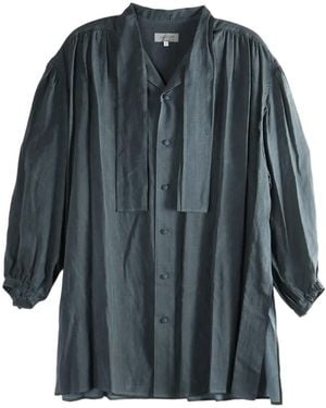 Yohji Yamamoto Buttoned Shirt - Blue