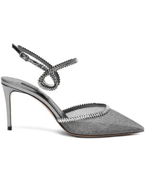 Casadei Josephine Slingback Court Shoes - White
