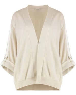 Brunello Cucinelli Cashmere Cardigan - Natural