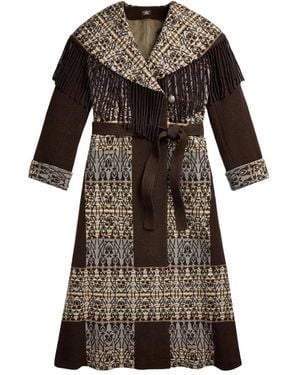 RRL Jacquard Coat - Black