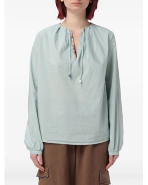 Bazar Deluxe Blusa Con Decorazione - Grigio