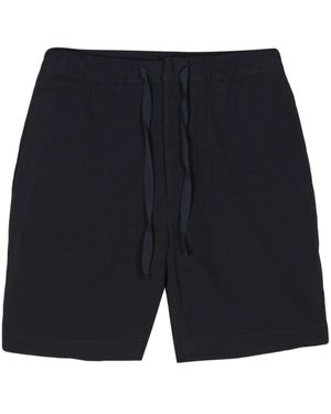 Officine Generale Phil シアサッカー ショートパンツ - ブルー