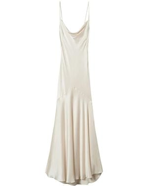 Twinset Satin-Weave Dress - White