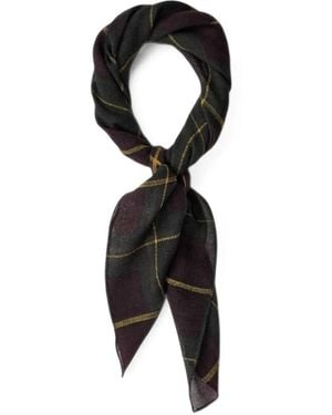 A Kind Of Guise Salazar Checked Scarf - Black
