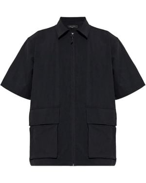 Rag & Bone Zip-Up Shirt - Black