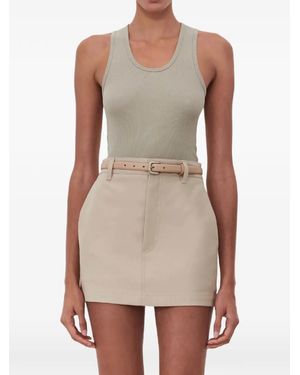 Wardrobe NYC Ribbed Tank Top - Natural