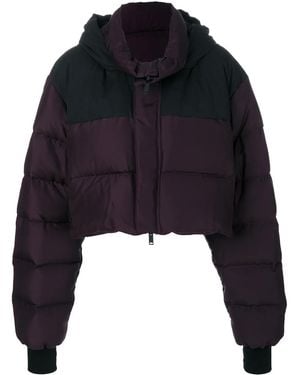 Unravel Project Padded Cropped Jacket - Blue