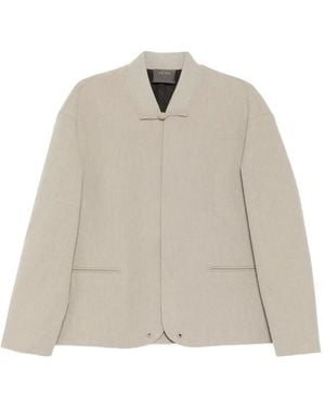 TEAM WANG design Chaqueta Reset Con Cierre De Rana - Neutro