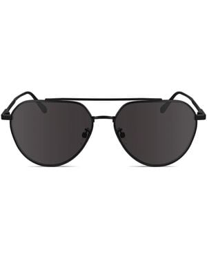 Calvin Klein Gafas de sol con montura de navegante - Negro