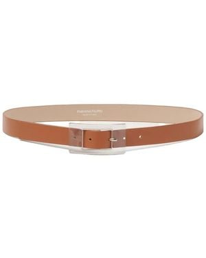 Fabiana Filippi Transparent-Buckle Belt - White