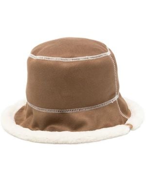 UGG Frankie Reversible Bucket Hat - Brown