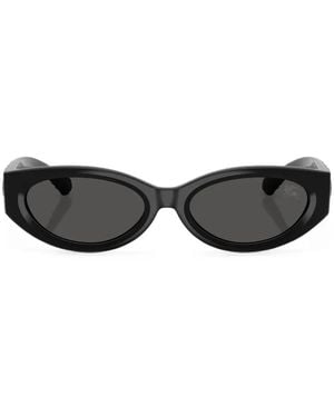 Burberry Knight Stamp Sunglasses - Black