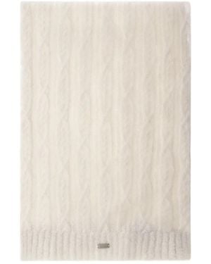 Herno Cable-Knit Scarf - Natural