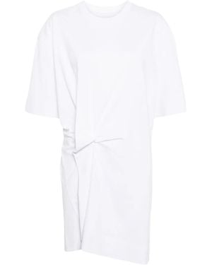 JNBY Pleated Asymmetric Dress - White