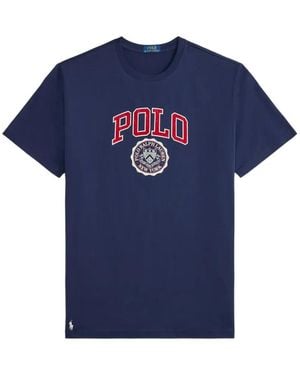 Polo Ralph Lauren Logo-Print T-Shirt - Blue