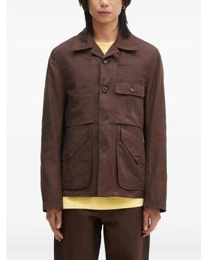 KENZO Reversible Buttoned Jacket - Brown
