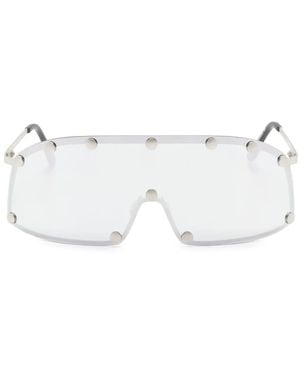 Rick Owens Pearls Croissant Bag - Natural