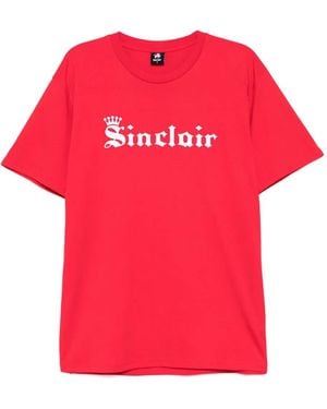 Sinclair T-Shirt Old English Crown - Rosso