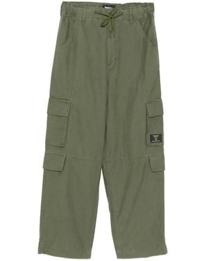 PEACE AND AFTER Side-Pockets Trousers - Green