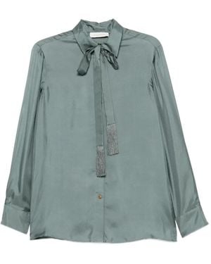 Zimmermann Camicia Di Seta - Blu