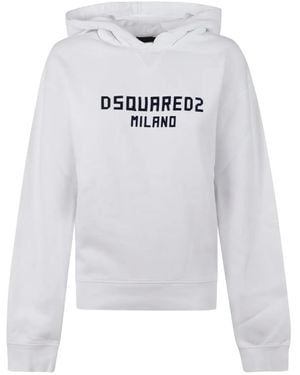 DSquared² Cotton Hoodie - Grey