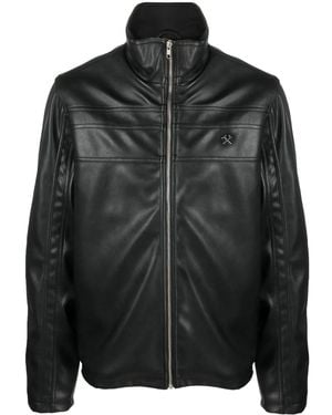 GmbH Jacke Mit Stehkragen - Schwarz