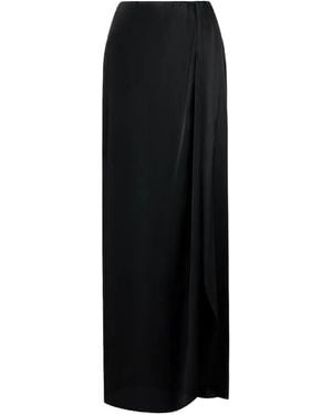 Maison Margiela Draped Maxi Skirt - Black