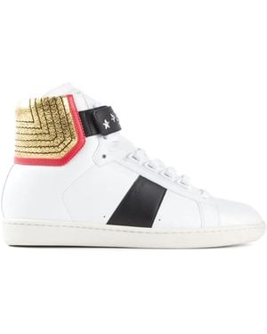 Saint Laurent Court Classic Sneakers - Metallic
