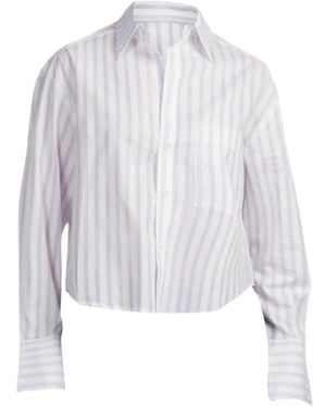 CISSA The Belle Striped Shirt - White