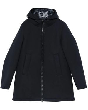 Herno Hooded Zip-Fastening Jacket - Blue