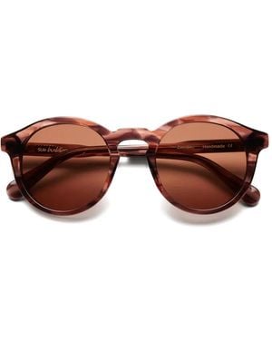 Sun Buddies Zinedine Round-Frame Sunglasses - Brown