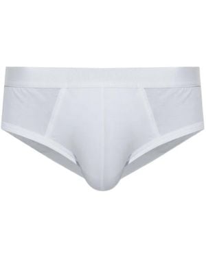 CDLP Slip Con Banda Logata - Bianco