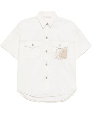 Joshua Sanders Daisy Denim Shirt - White