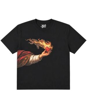 Melt Graphic-Print T-Shirt - Black