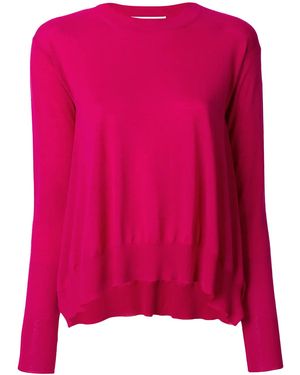 Stella McCartney Curved Hem Sweater - Roze