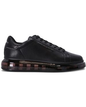 KARL LAGERFELD Kapri Leather Trainers - Black