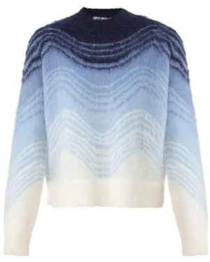 Zimmermann Gemusterter Pullover - Blau