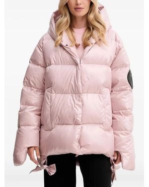 MMC Studio Jesso Hooded Tie Jacket - Pink