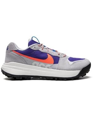 Nike Acg Lowcate "Wolf/Bright Crimson" Trainers - Blue